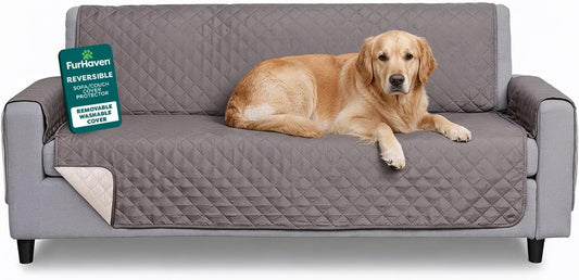 Furniture Cover for Dogs and Cats - Water-Resistant Living Room Furniture Protector for Chairs, Recliners, Loveseats, & Sofas - Multiple Colors, Sizes, & Styles